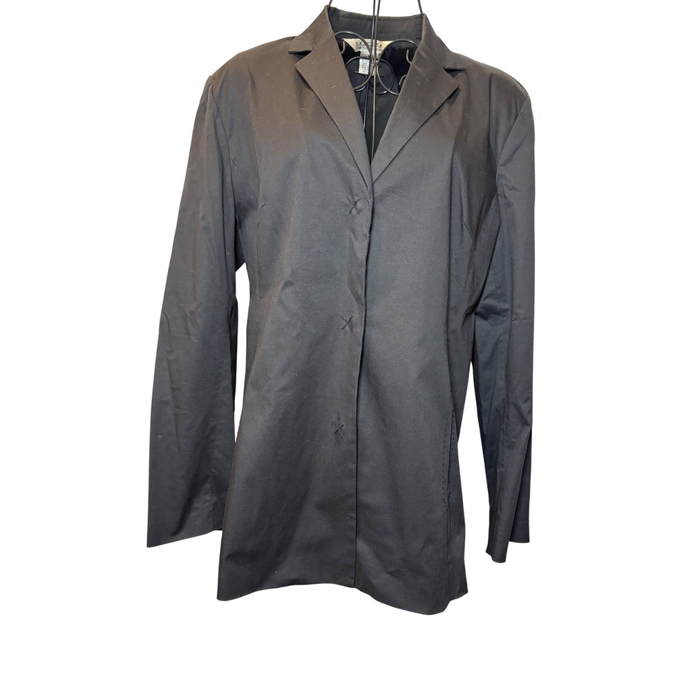 Uniform John Paul Richard Vintage Womens Black 3-Button Blazer Jacket Size 12